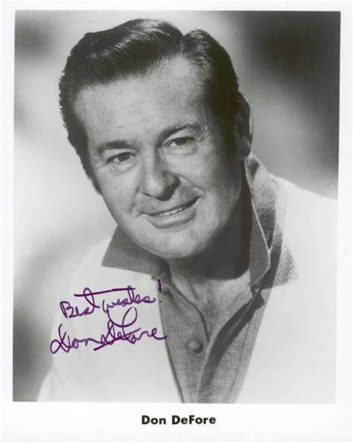 Don Defore Autographed Signed Photograph HistoryForSale Item 326589