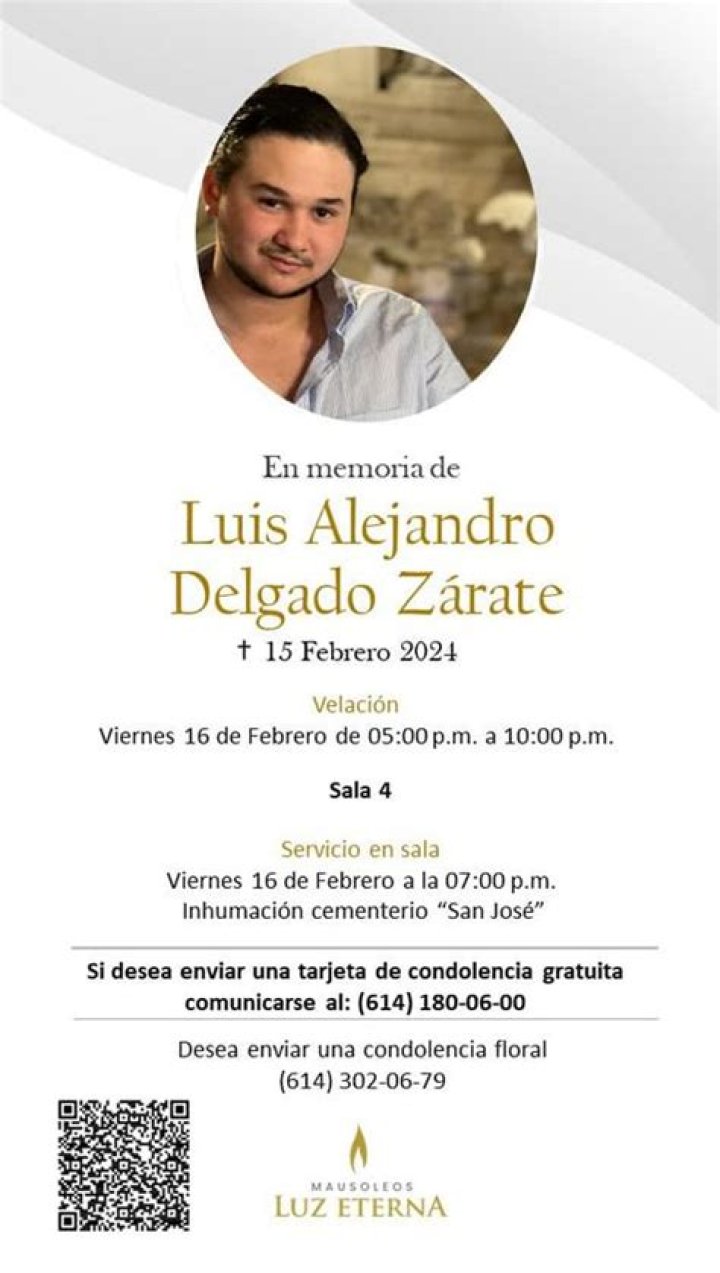 Luis Alejandro Delgado Zarate Revealed