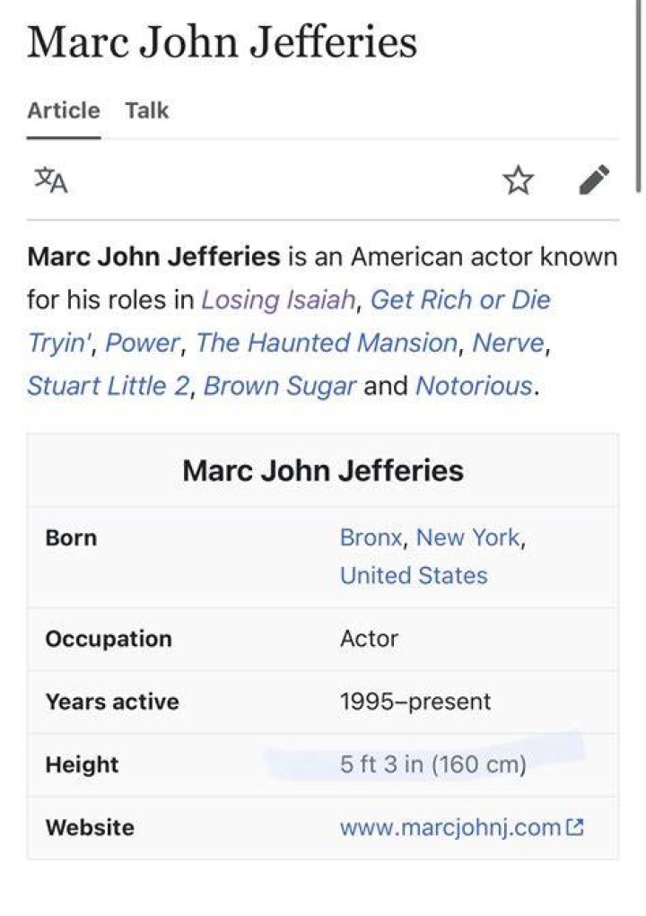 Marc John JEFFERIES Biographie et filmographie