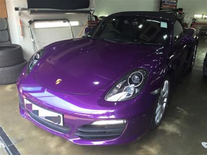Midnight Purple Porsche Boxster by Impressive Wrap