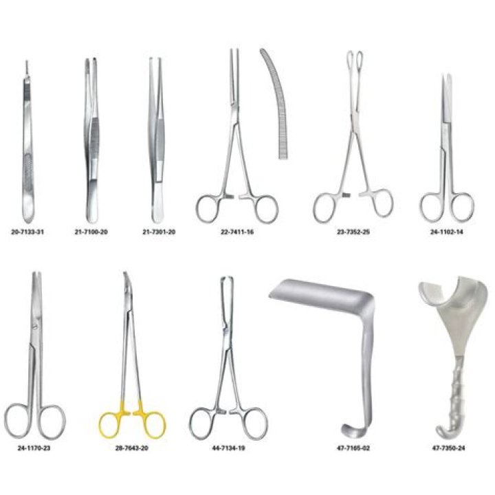 Minor CSection Instruments Set Swantia Medical Pakistan