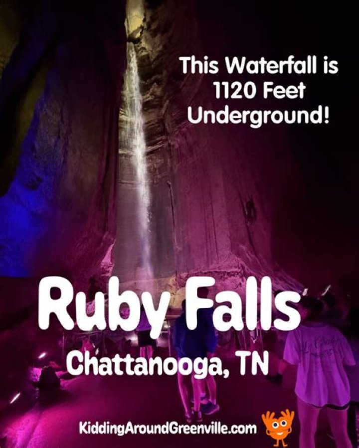 Ruby Falls, Tennessee The Tallest Underground Waterfall In America