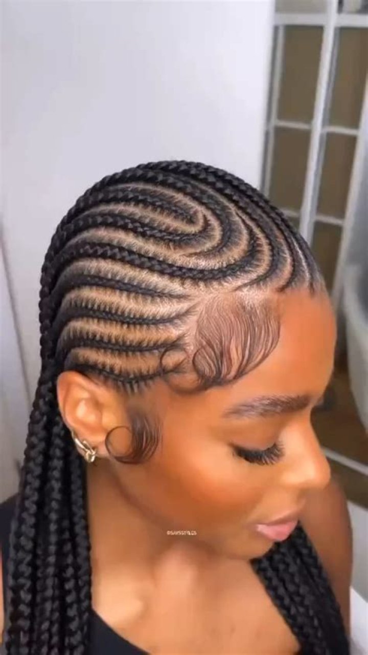 slick cornrows hairstyle Black Hairstyles