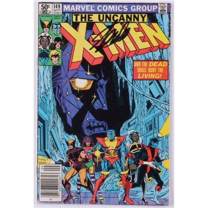 Stan Lee Signed 1981 "The Uncanny XMen" Issue 149 Marvel Comic Book