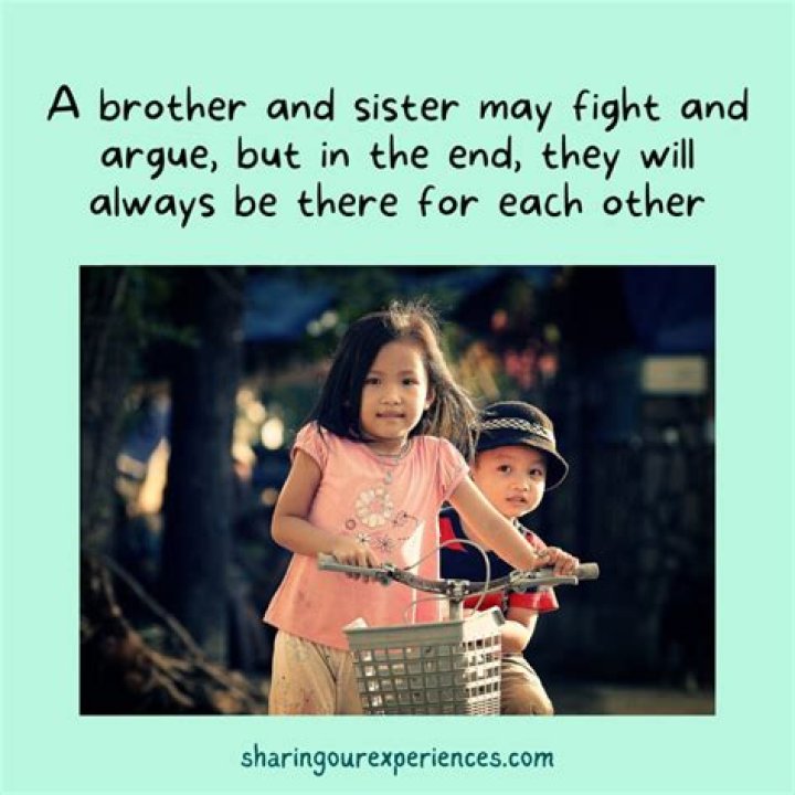 These two are brother and sister