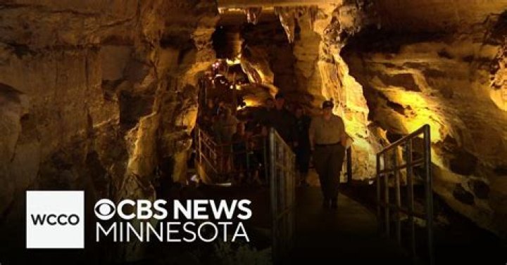 This Minnesota Cave Features Underground River and Waterfall